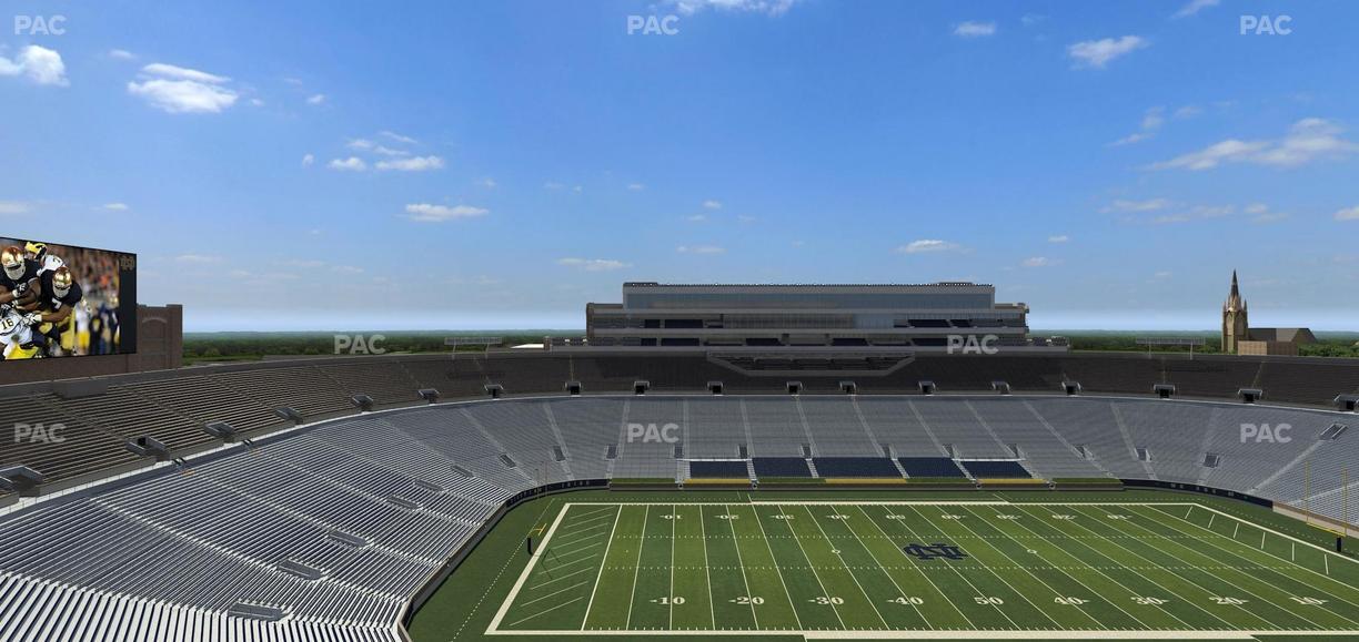 Notre Dame Stadium - Section Corbett Club 810 Seat View