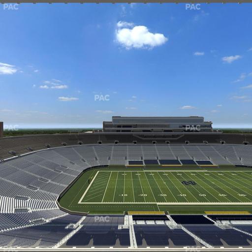 Notre Dame Stadium - Section Corbett Club 810 Seat View
