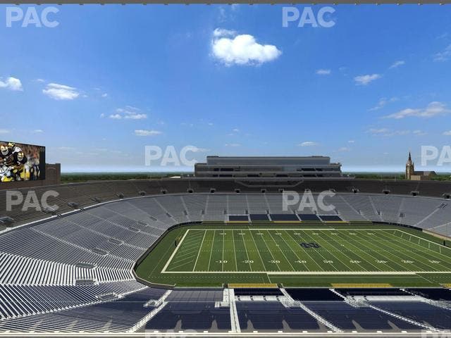 Notre Dame Stadium - Section Corbett Club 810 Seat View