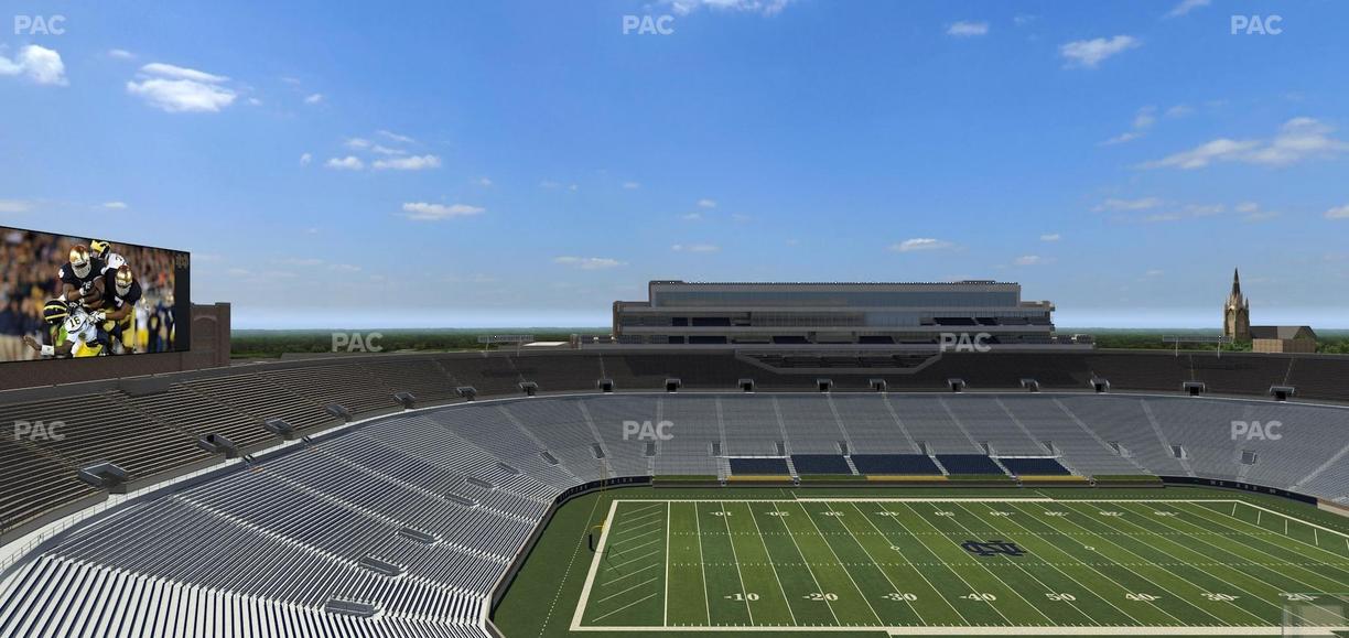 Notre Dame Stadium - Section Corbett Club 811 Seat View