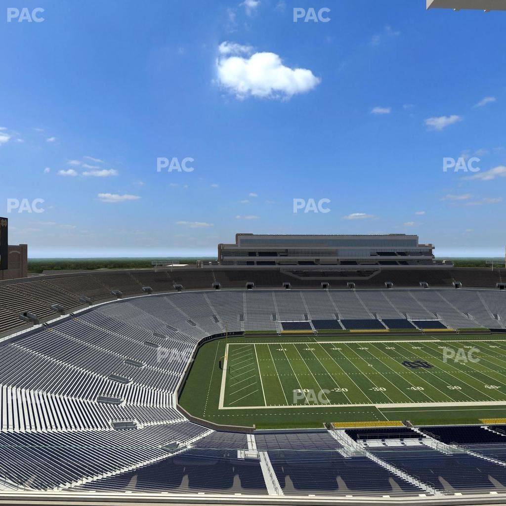 Notre Dame Stadium - Section Corbett Club 812 Seat View