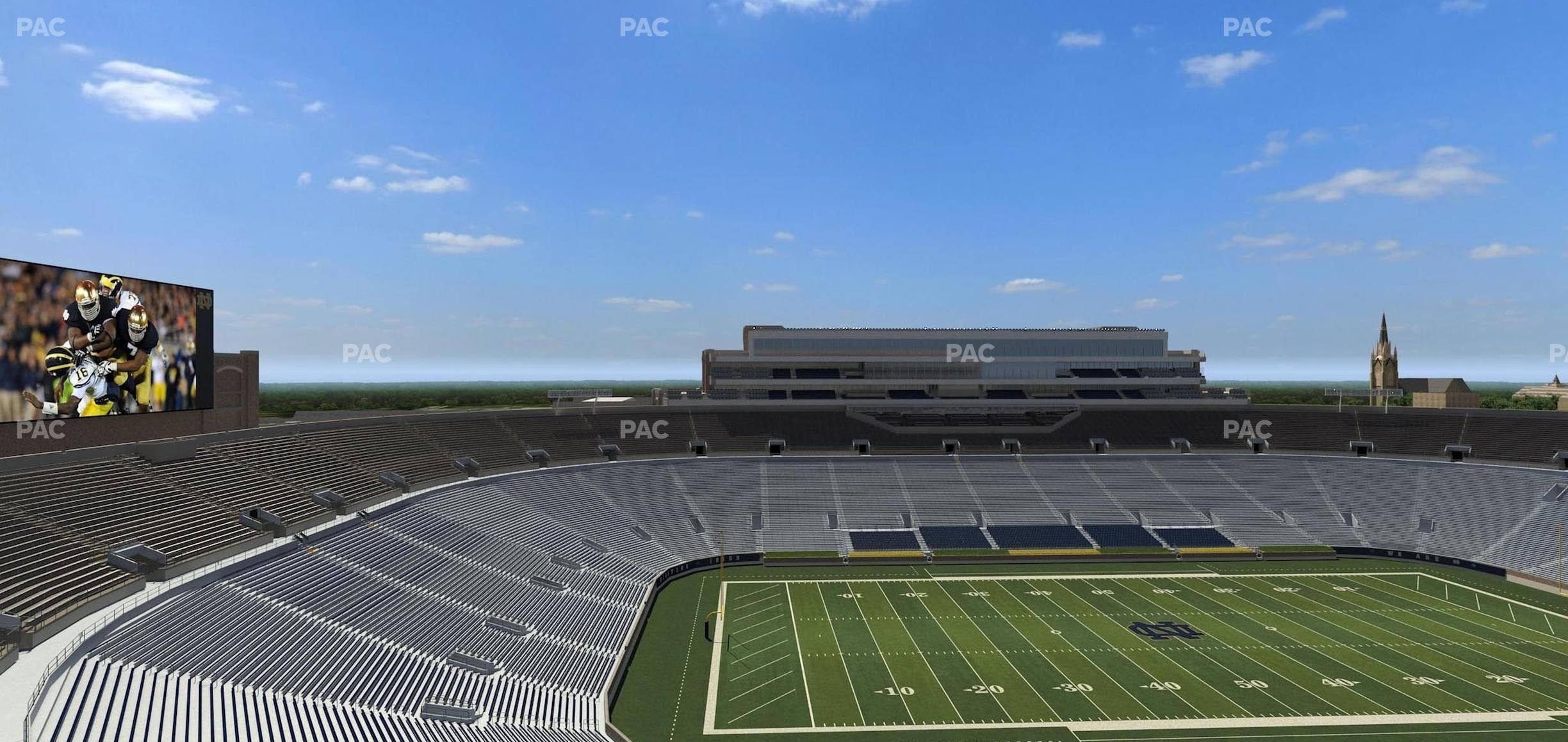 Notre Dame Stadium - Section Corbett Club 812 Seat View