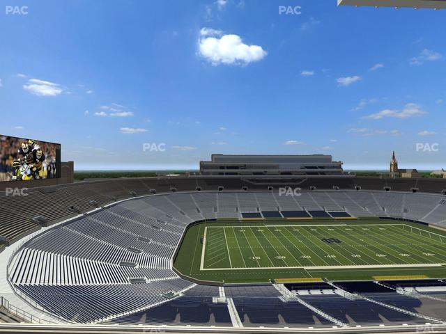 Notre Dame Stadium - Section Corbett Club 812 Seat View