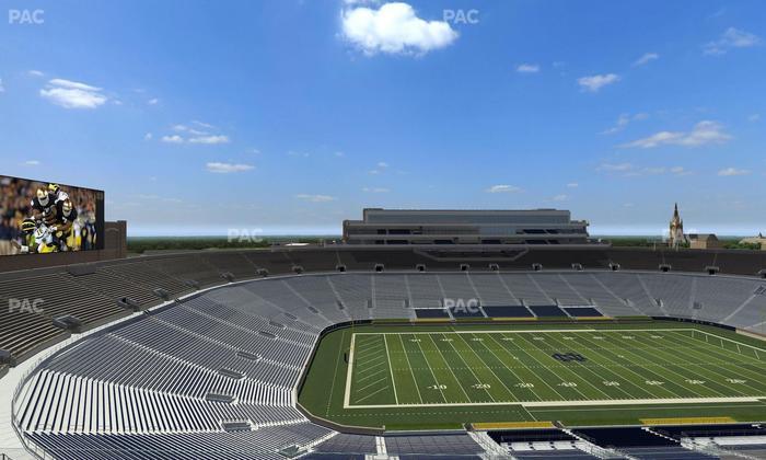 Notre Dame Stadium - Section Corbett Club 812 Seat View