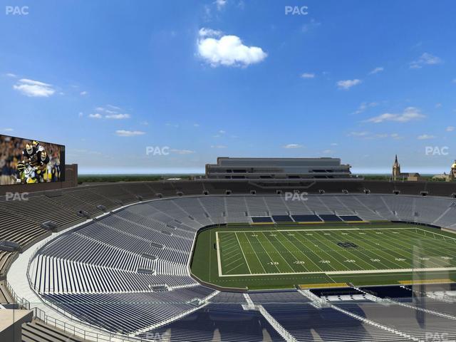 Notre Dame Stadium - Section Corbett Club 813 Seat View