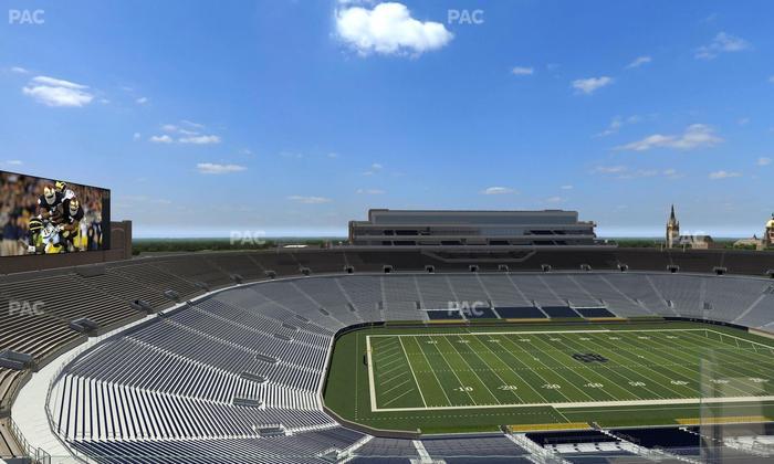 Notre Dame Stadium - Section Corbett Club 813 Seat View
