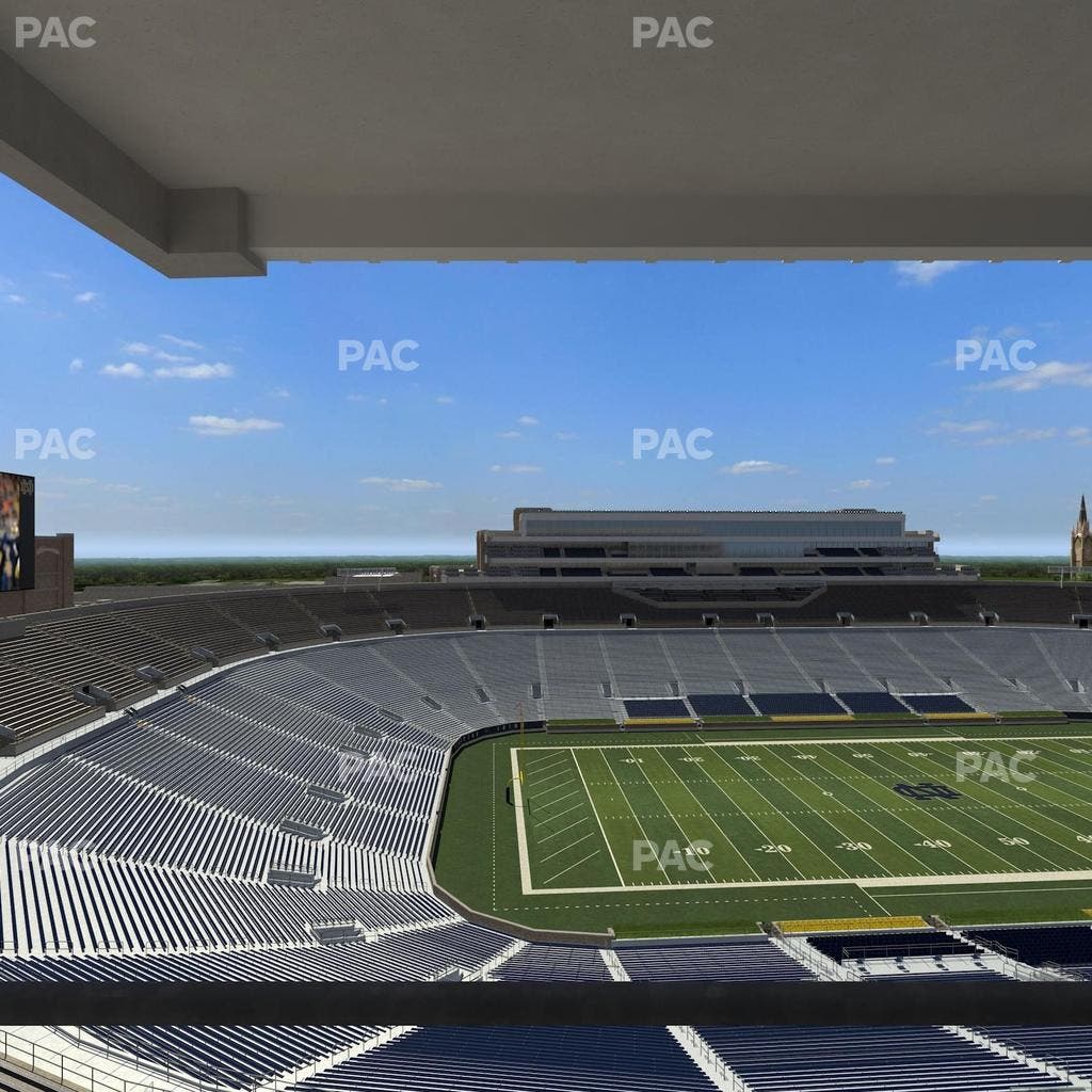 Notre Dame Stadium - Section Corbett Club 813 Seat View