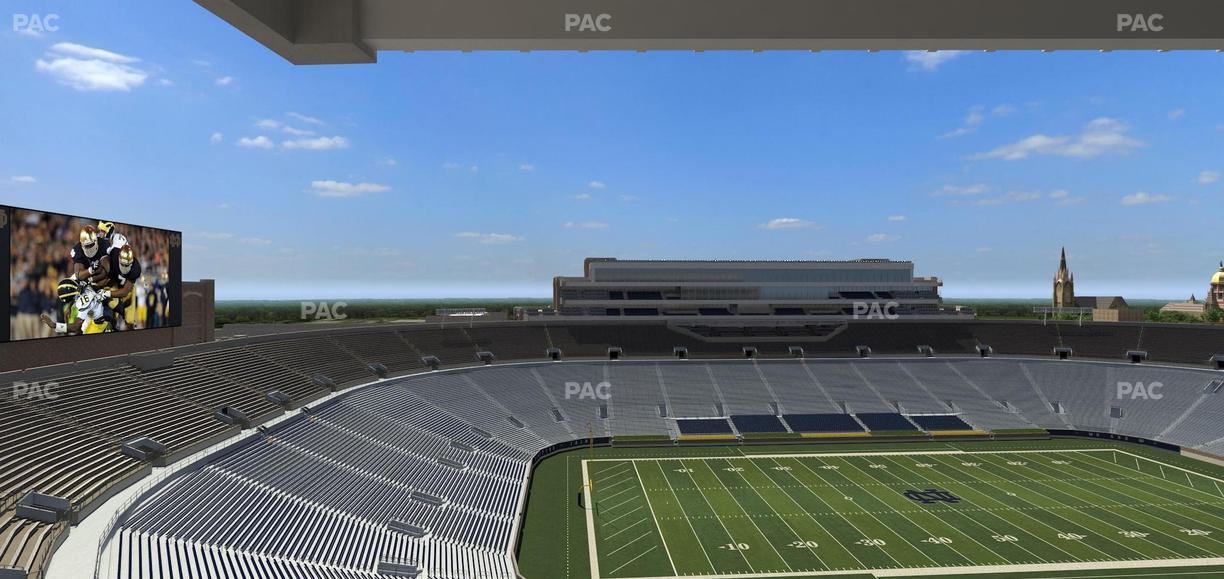 Notre Dame Stadium - Section Corbett Club 813 Seat View
