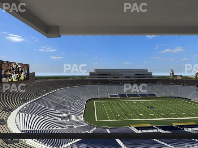 Notre Dame Stadium - Section Corbett Club 813 Seat View