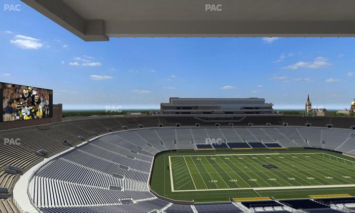 Notre Dame Stadium - Section Corbett Club 813 Seat View