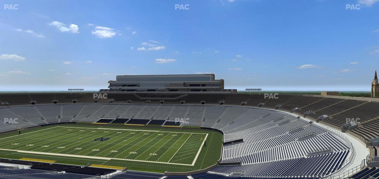 Notre Dame Stadium - Section Corbett Loge 701 Seat View