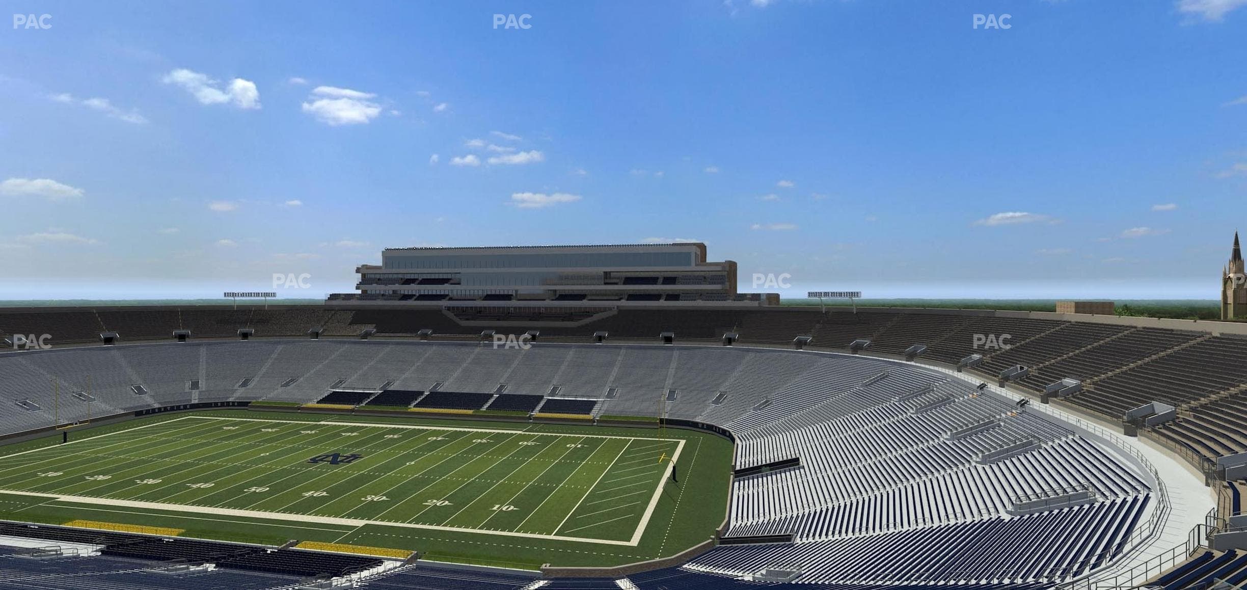 Notre Dame Stadium - Section Corbett Loge 701 Seat View