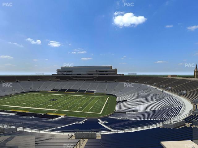 Notre Dame Stadium - Section Corbett Loge 701 Seat View