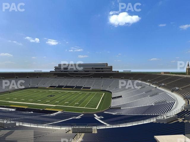 Notre Dame Stadium - Section Corbett Loge 701 Seat View