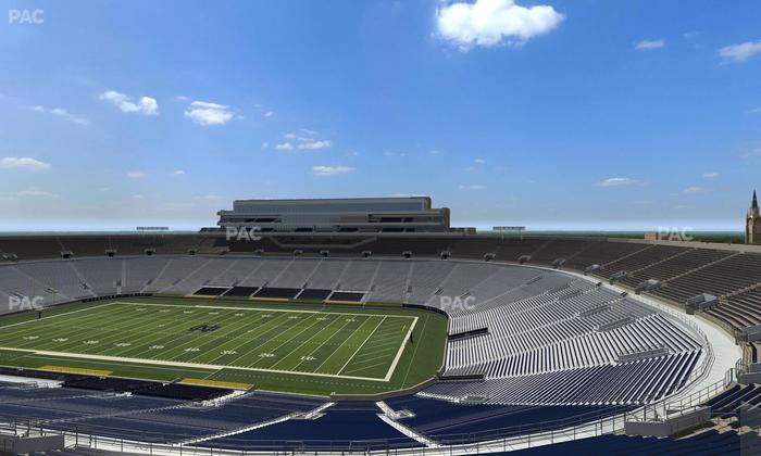 Notre Dame Stadium - Section Corbett Loge 701 Seat View