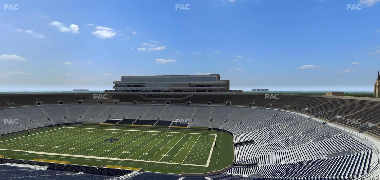 Notre Dame Stadium - Section Corbett Loge 702 Seat View