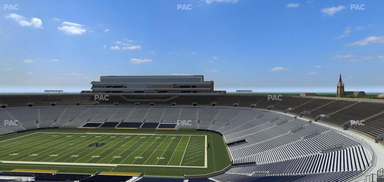 Notre Dame Stadium - Section Corbett Loge 703 Seat View