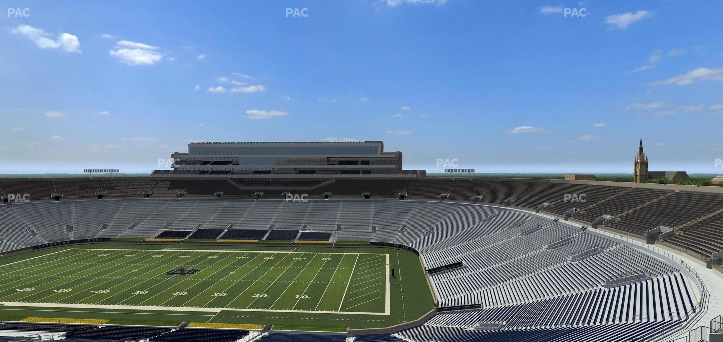 Notre Dame Stadium - Section Corbett Loge 703 Seat View