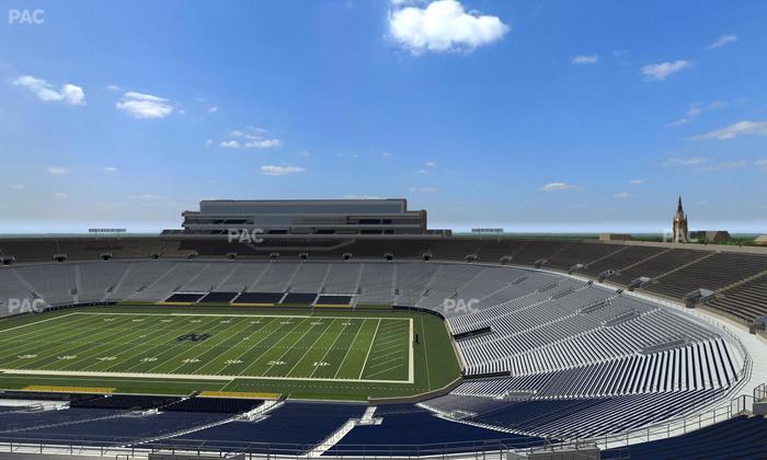 Notre Dame Stadium - Section Corbett Loge 703 Seat View