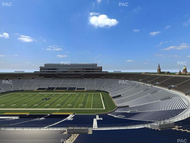 Notre Dame Stadium - Section Corbett Loge 704 Seat View