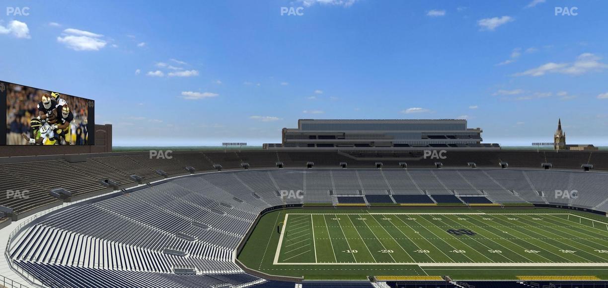 Notre Dame Stadium - Section Corbett Loge 714 Seat View
