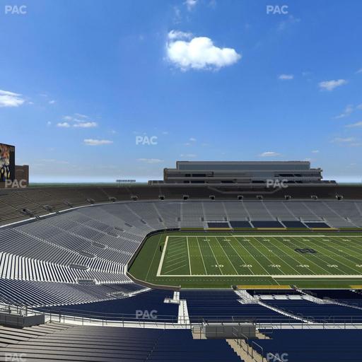 Notre Dame Stadium - Section Corbett Loge 714 Seat View