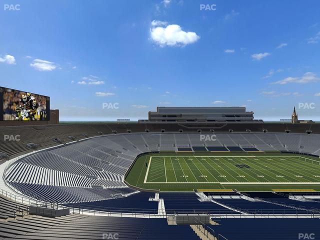 Notre Dame Stadium - Section Corbett Loge 714 Seat View