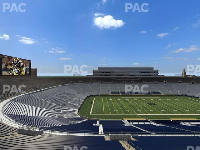 Notre Dame Stadium - Section Corbett Loge 714 Seat View
