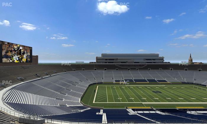 Notre Dame Stadium - Section Corbett Loge 714 Seat View