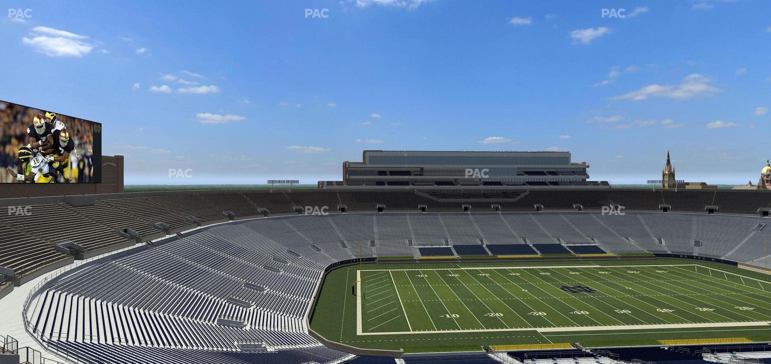 Notre Dame Stadium - Section Corbett Loge 715 Seat View