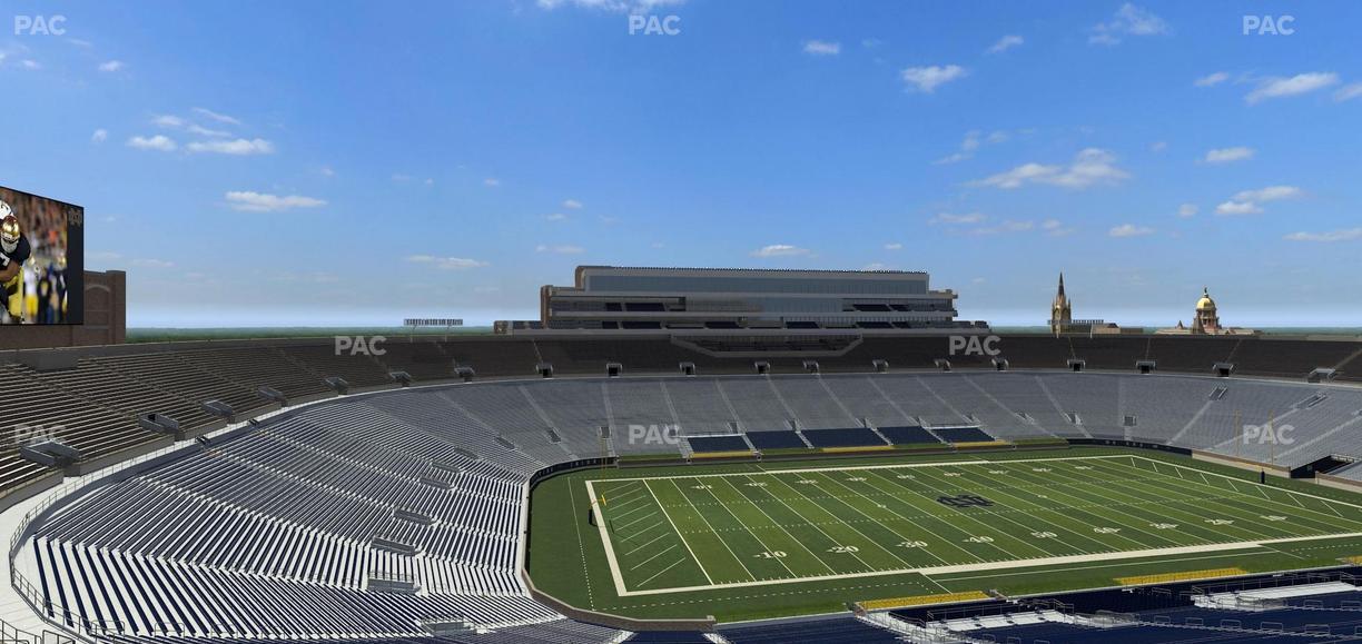 Notre Dame Stadium - Section Corbett Loge 716 Seat View