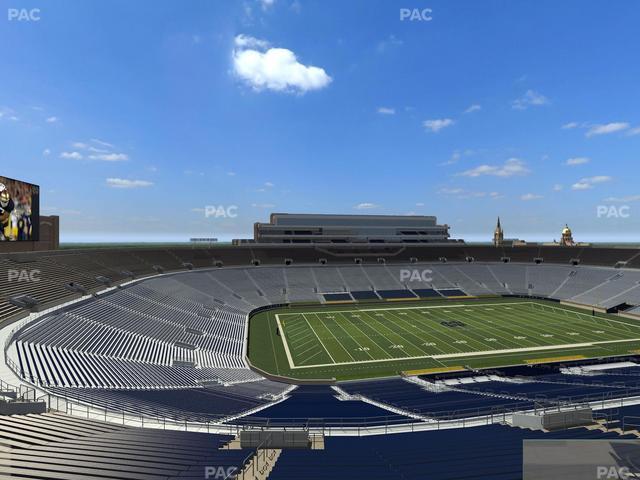 Notre Dame Stadium - Section Corbett Loge 716 Seat View