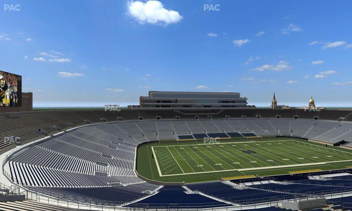 Notre Dame Stadium - Section Corbett Loge 716 Seat View