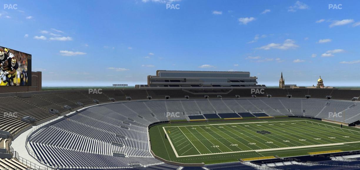 Notre Dame Stadium - Section Corbett Loge 717 Seat View