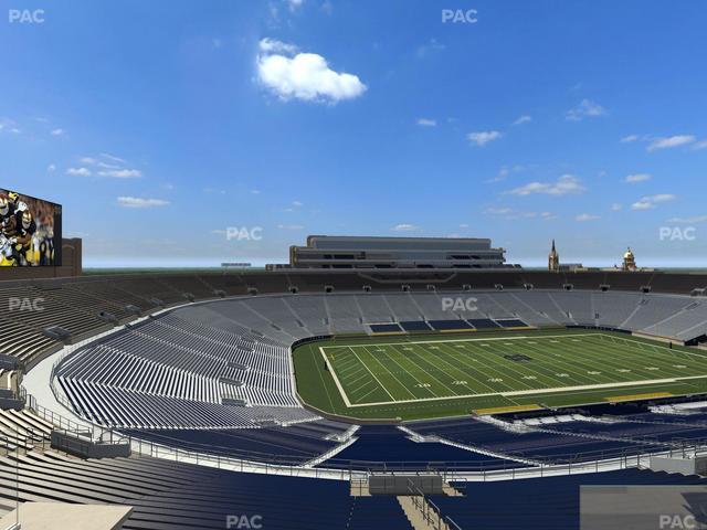 Notre Dame Stadium - Section Corbett Loge 717 Seat View