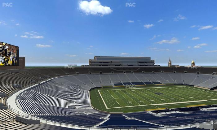 Notre Dame Stadium - Section Corbett Loge 717 Seat View