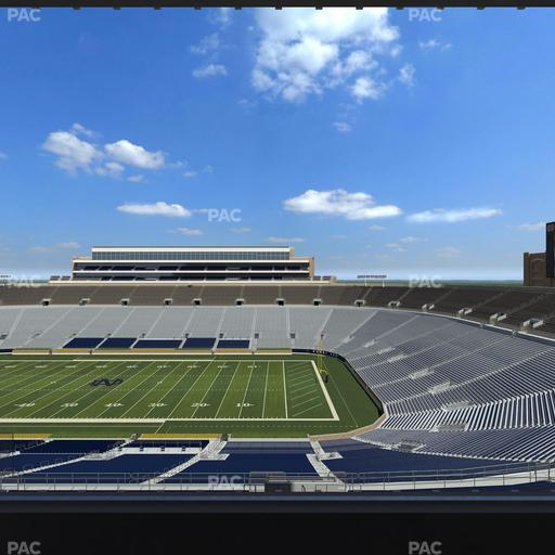 Notre Dame Stadium - Section Duncan Club 724 Seat View