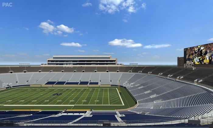 Notre Dame Stadium - Section Duncan Club 724 Seat View