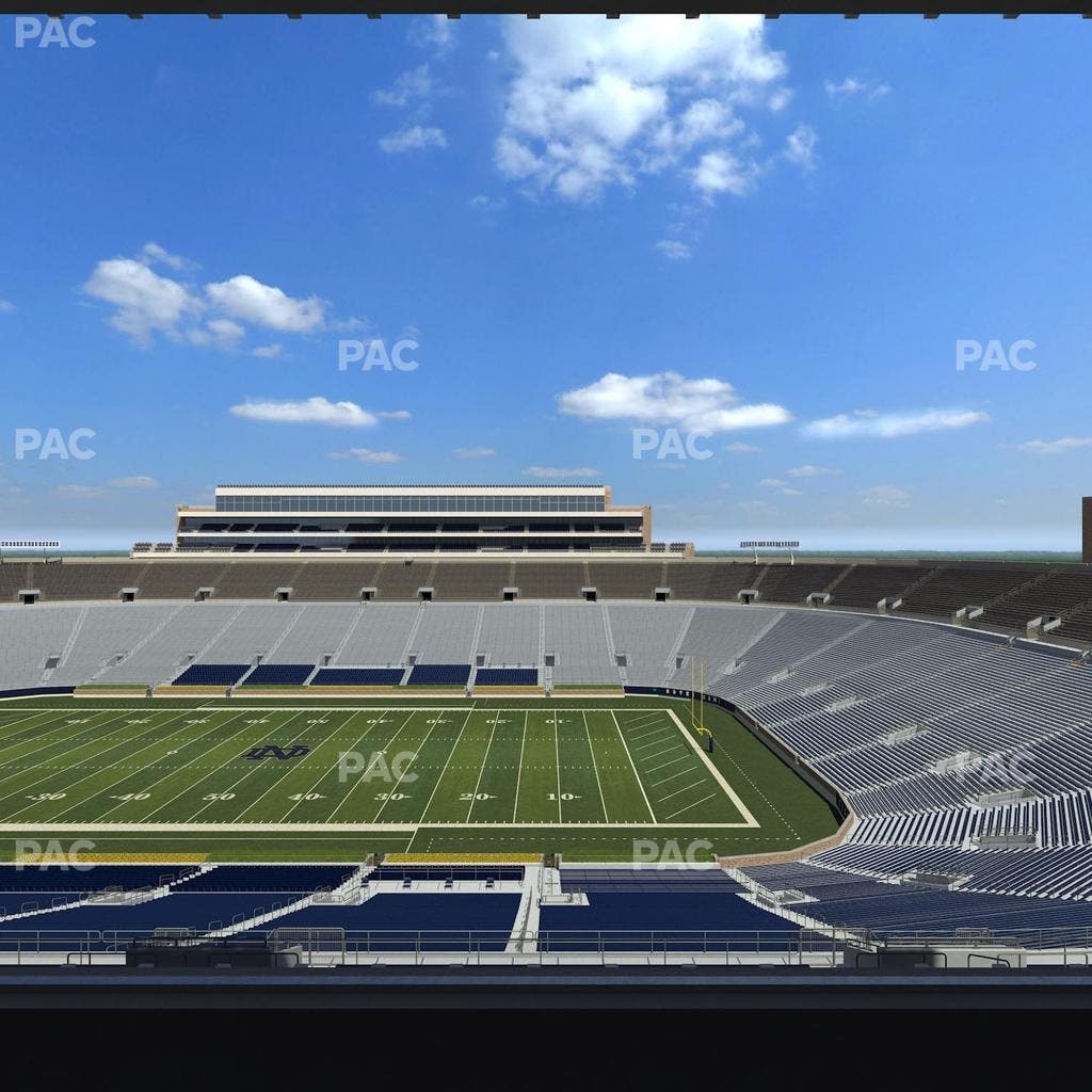 Notre Dame Stadium - Section Duncan Club 725 Seat View