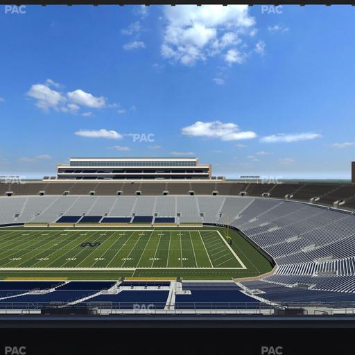 Notre Dame Stadium - Section Duncan Club 725 Seat View