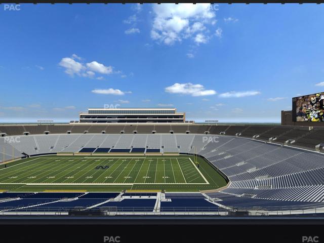 Notre Dame Stadium - Section Duncan Club 725 Seat View