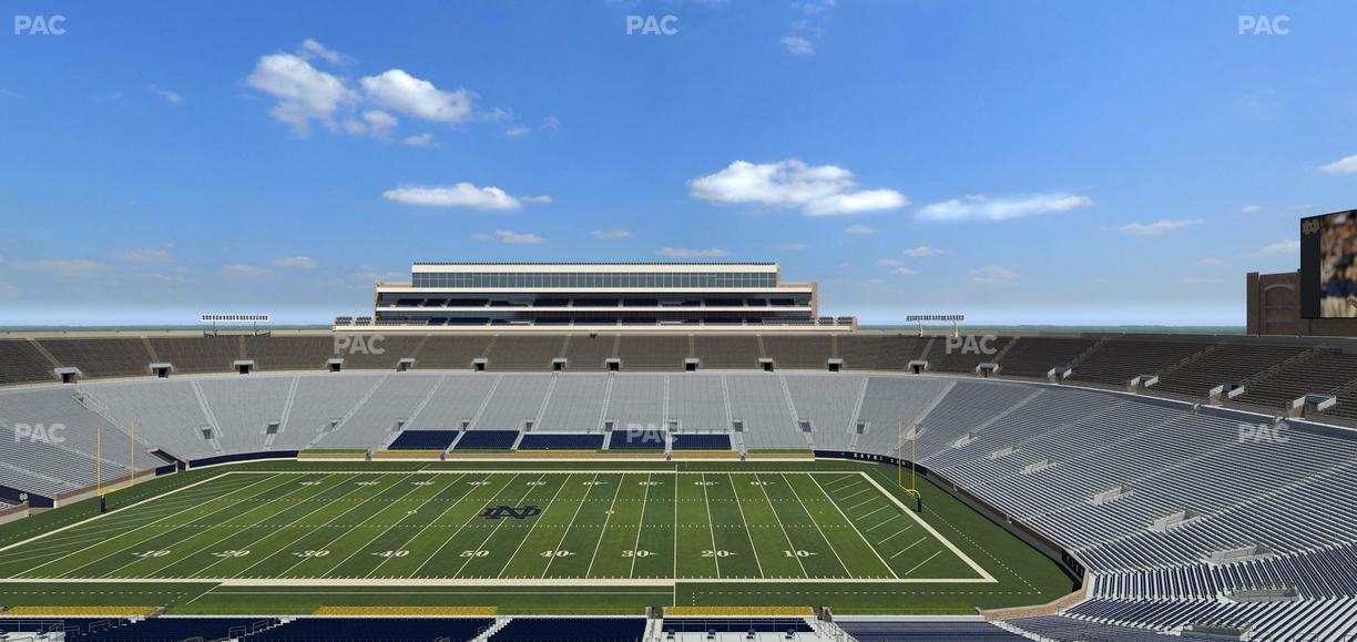 Notre Dame Stadium - Section Duncan Club 726 Seat View