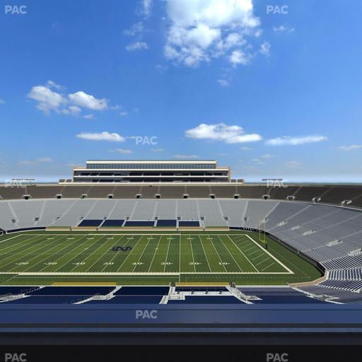 Notre Dame Stadium - Section Duncan Club 726 Seat View