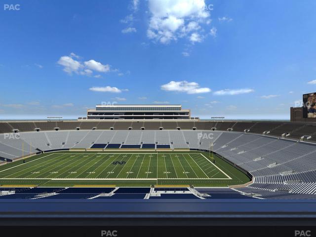 Notre Dame Stadium - Section Duncan Club 726 Seat View