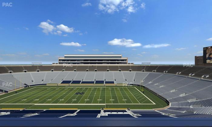 Notre Dame Stadium - Section Duncan Club 726 Seat View