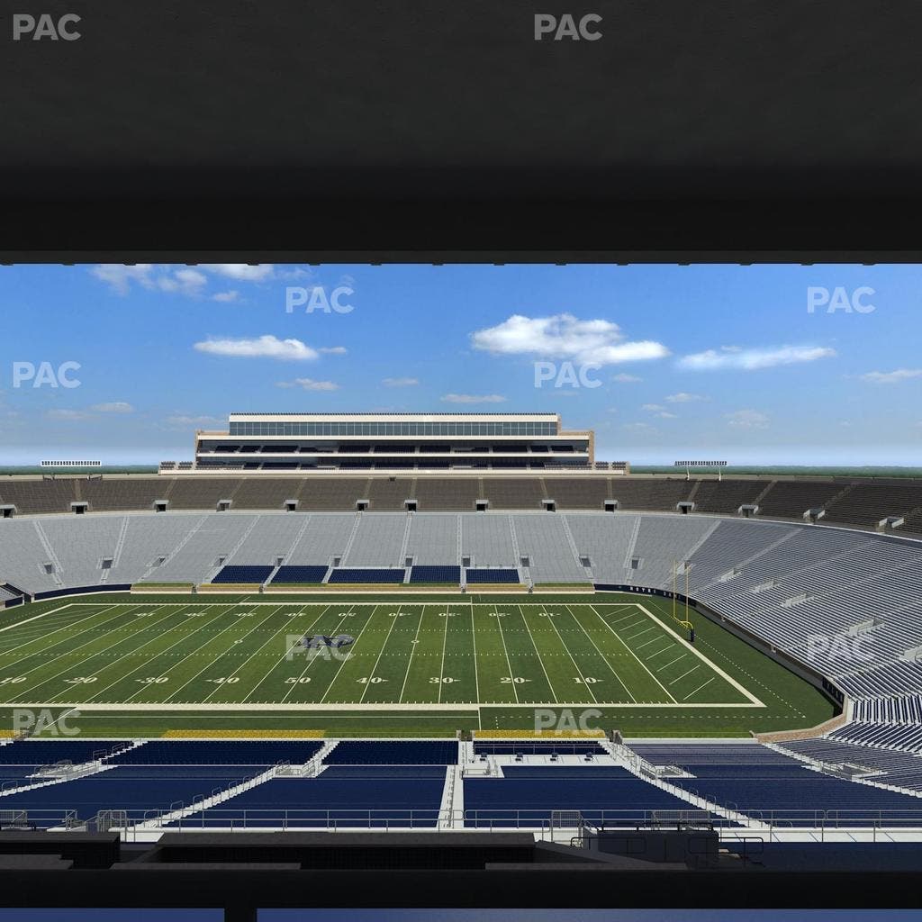 Notre Dame Stadium - Section Duncan Club 726 Seat View