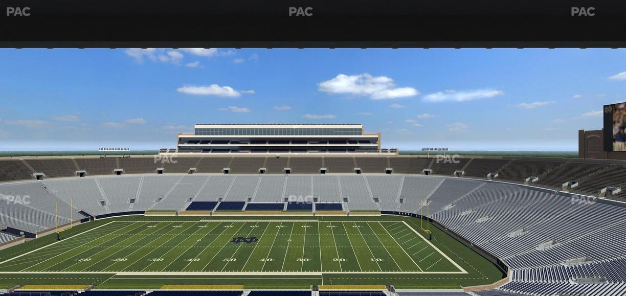 Notre Dame Stadium - Section Duncan Club 726 Seat View