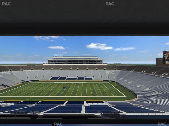 Notre Dame Stadium - Section Duncan Club 726 Seat View