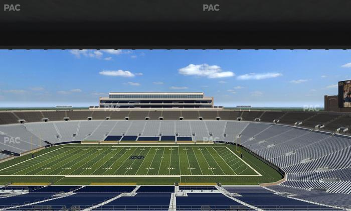 Notre Dame Stadium - Section Duncan Club 726 Seat View