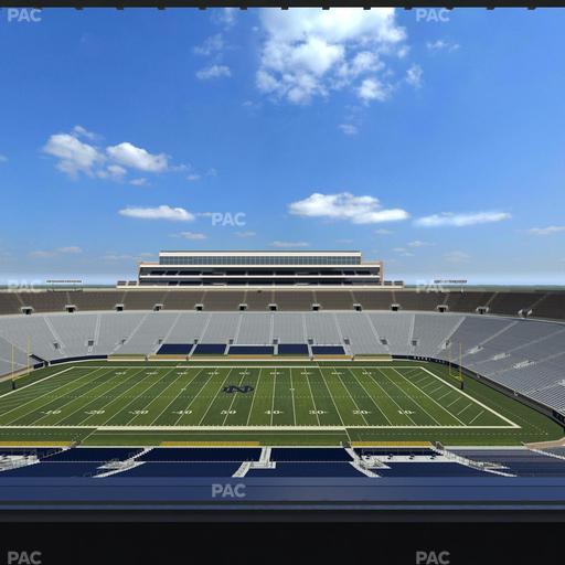 Notre Dame Stadium - Section Duncan Club 727 Seat View